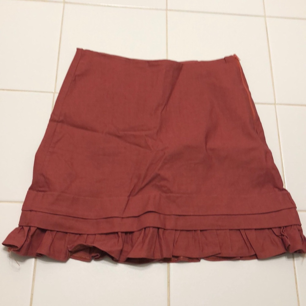 Maroon skirt